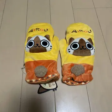 택 포함 ] 아일루 장갑 몬스터 헌터 굿즈 미튼 AIROU