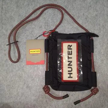 [ 미사용 새상품 ] HUNTER 숄더백 사코슈 블랙 블랙