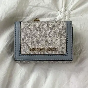 마이클코어스 지갑 블루