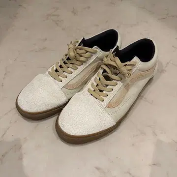 Vans 화이트 스웨이드 스니커즈 27.5cm