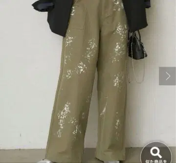 loungedress 페인트 팬츠