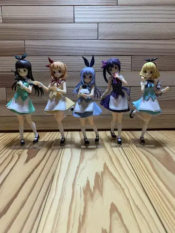 주문은 토끼입니까 다회ver 피규어 5체 세트