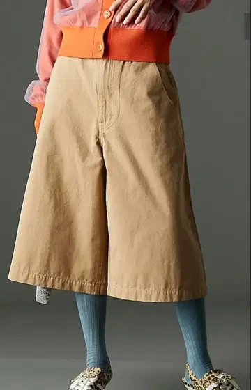 면 100% 치노 하프 팬츠