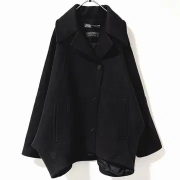 ZARA MANTECO 울 블렌드 크롭 코트