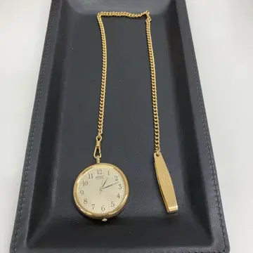 SEIKO 골드 아날로그 회중시계