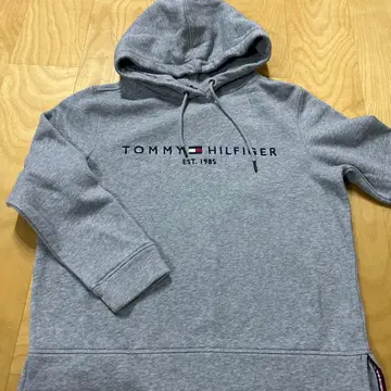 TOMMY HILFIGER 그레이 후드티 M