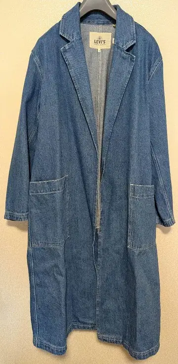 [ 가격 협의 OK ] 리바이스 데님 롱 코트 M 사이즈 상당