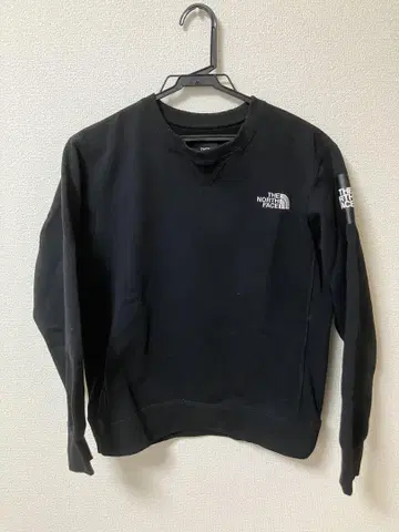 THE NORTH FACE 블랙 맨투맨 트레이닝복 S