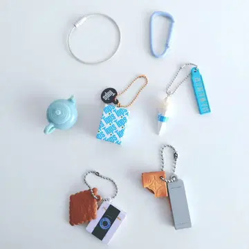 가챠가챠 미니어처 모듬 백화점 지하 디저트 (blue)