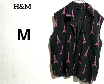 H&M 에펠탑 프린트 상의 [ M ]