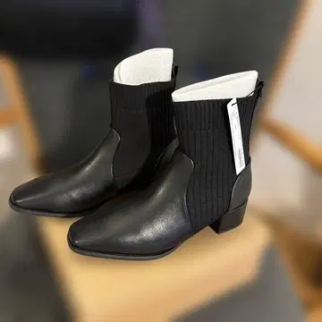사이드 고어 부츠 23~23.5cm 블랙