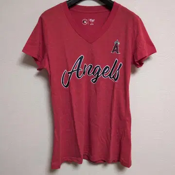 MLB Angels V넥T셔츠 S사이즈 빨간색