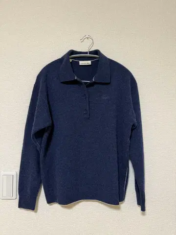 새상품급! LACOSTE 네이비 피케 셔츠 36