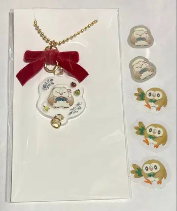 포켓몬 오너먼트 참 컬렉션 플렉 스티커 모쿠로