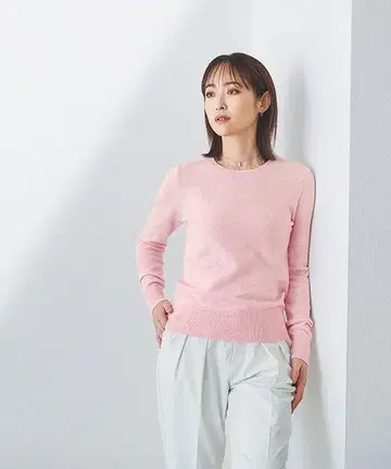 캐시미어 스웨터 타카시마야 TAKASHIMAYA 크루넥 스웨터 L