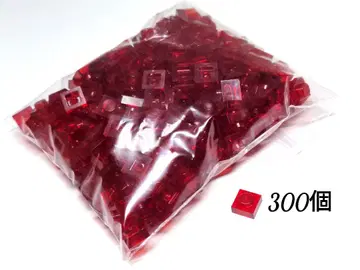 LEGO 300개 변압기 레드 1 x 1 플레이트