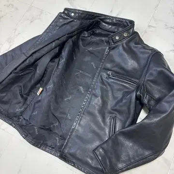 [새상품급] Schott 샷 641 라이더 자켓 천연 가죽 미국 38