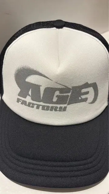 Age Factory 메쉬 캡 화이트