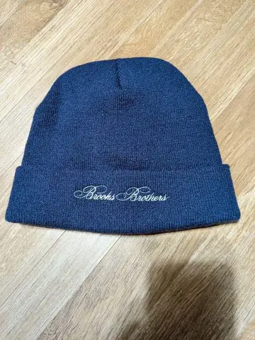 Brooks Brothers 니트 모자 네이비 NEAT 자수