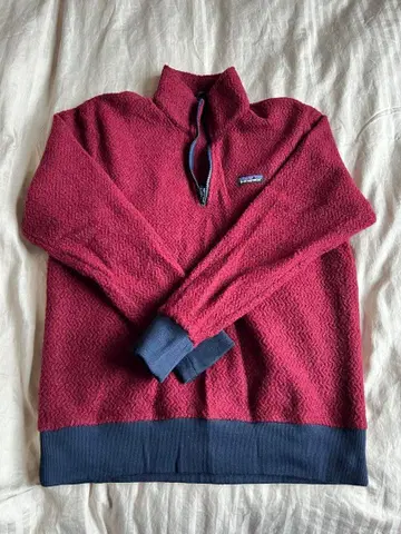Patagonia 플리스 자켓 M 빨간색 네이비