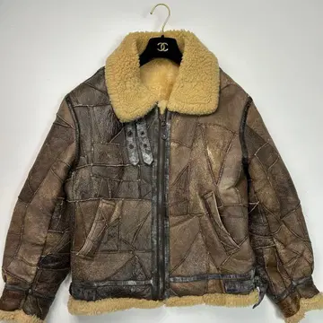 레어 L 사이즈 B-3 플라이트 자켓 무스탕 자켓 램 가죽