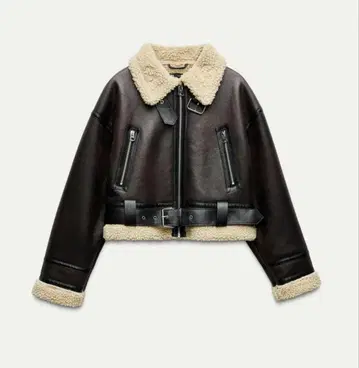 ZARA 숏 기장 더블 페이스 재킷 M