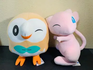 [ 새상품 택 포함 ] 포켓몬 모쿠로 뮤우 봉제 인형 세트