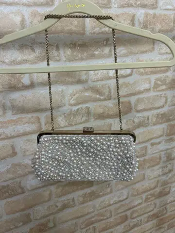파티백 결혼식 펄 클러치백