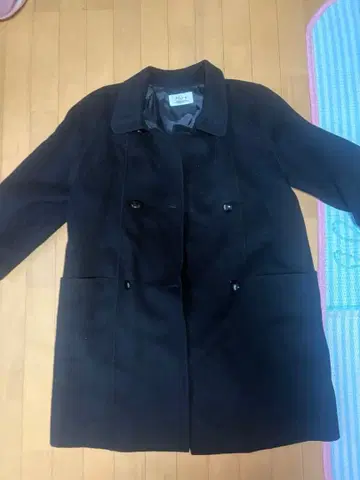 블랙 롱 코트