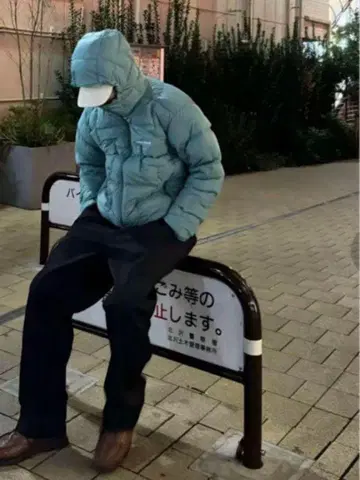 몽벨 네쥬 다운 파카 다운 자켓 블루그린 xl