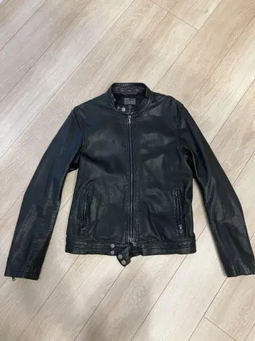 BLUE WORK 블랙 가죽 자켓 S 사이즈