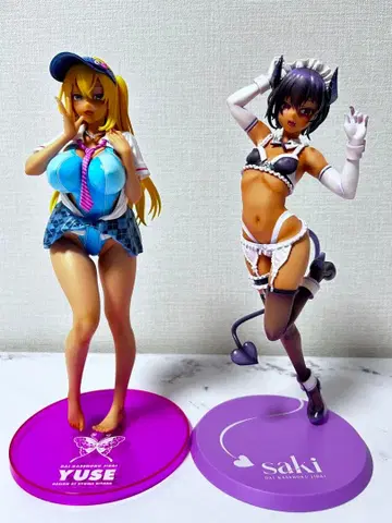 주말 가격 인하 대갈색시대 유세 사키 2체 세트 피규어