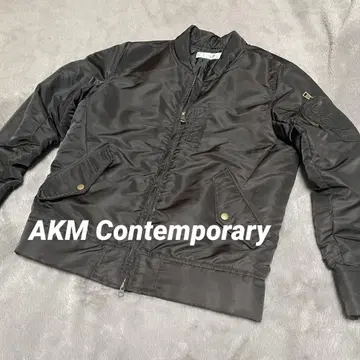 AKM Contemporary 블랙 MA-1 자켓 L 사이즈