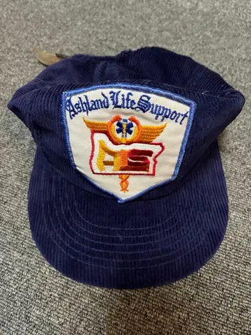 80s 애쉴랜드 라이프 서포트 워크캡 네이비