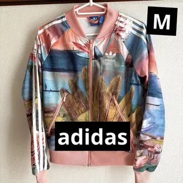 adidas 꽃무늬 집업 점퍼 M 사이즈