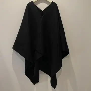 HAUNT 하운트 케이프 코트 캐시미어 100% 블랙