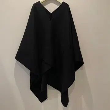 HAUNT 하운트 케이프 코트 캐시미어 100% 블랙