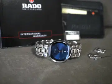 RADO 쿼츠 손목시계 파랑 다이얼