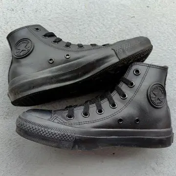 LEATHER JACKPURCELL 하이컷 블랙