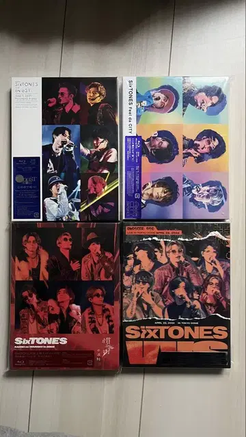 SixTONES 라이브 DVD 묶음 판매 클리어 파일 포함