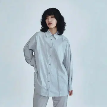 meer. RIPPLES OVERSHIRTS 그레이 메아 오버 셔츠