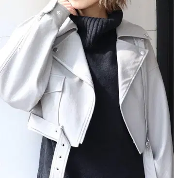 [ MURUA ] 숏 라이더 자켓