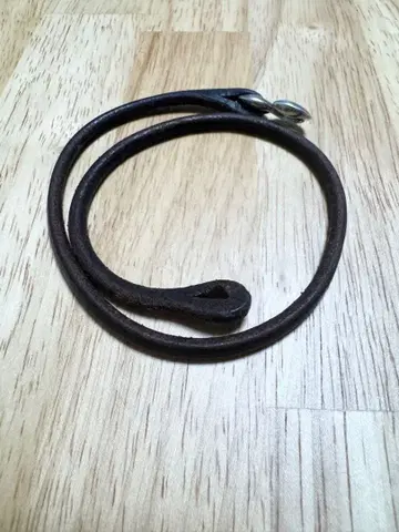 와일드 스완스 더블 가죽 팔찌