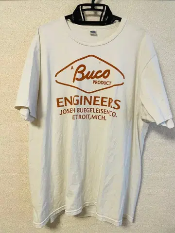 Buco 크림슨 엔지니어 T셔츠 화이트