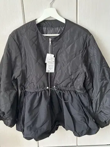 PALEMO STORE 퀼팅 자켓 블랙