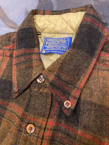 [ 좋은 배색 ] 60s 빈티지 PENDLETON 울 버튼 다운 셔츠