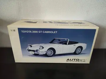 미개봉 오토아트 도요타 2000GT 오픈 화이트 컬러 1/18 스케일
