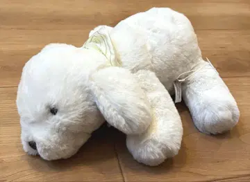화이트 강아지 봉제 인형