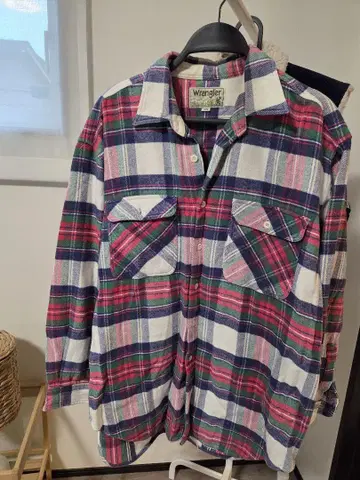 Wrangler 체크 플란넬 셔츠