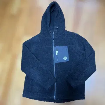 플리스 자켓 보아 자켓 블랙 후드 M 폴리에스테르 100%